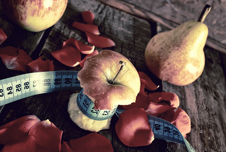 厌食瘦身测量苹果图片