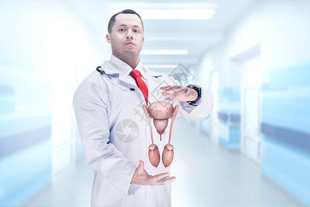 听诊器和消化系统的医生在医院的手中高清晰度图片