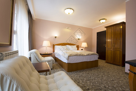古典风格的酒店卧室内饰图片