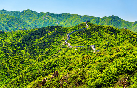 巴达林长城之景图片