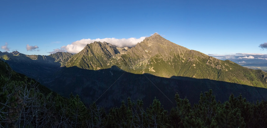 高塔特拉山脊全景与斯洛伐克山图片