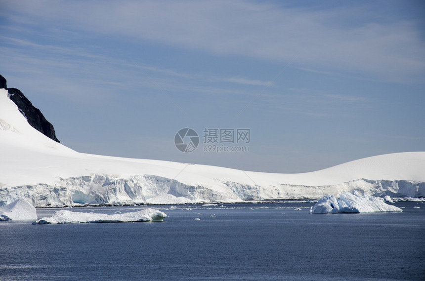 南极洲南极半岛帕尔默群岛纽迈耶海峡全球升图片