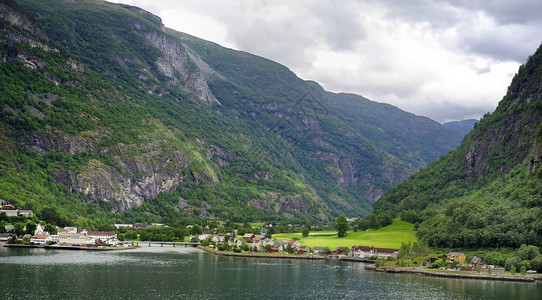 美丽的弗拉姆村挪威图片