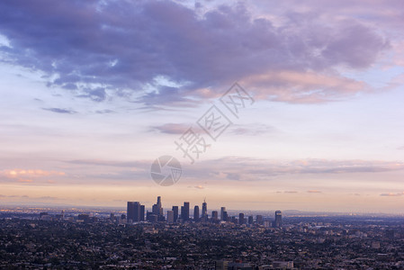 从山上看洛杉矶图片