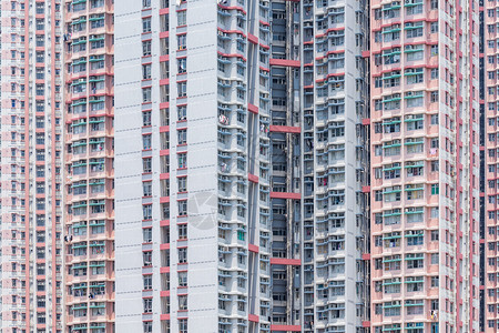 香港的公寓楼图片