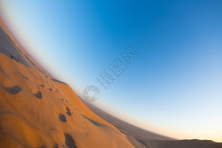 纳米布沙漠纳米比亚旅游景点非洲探险和勘探鱼眼斜面观等沙丘的精采背景图片