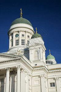 赫尔辛基市大教堂地标位于参图片