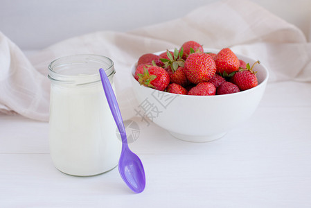 健康食品自制酸奶图片