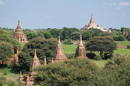 缅甸蒲甘的寺庙图片