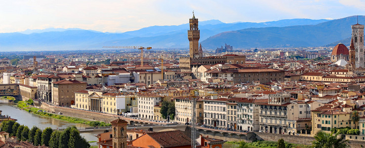 意大利佛罗伦萨市从米开朗基洛图片