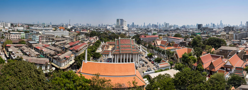 与曼谷泰国大皇宫的日出图片