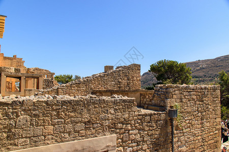 克里特岛米诺斯宫殿遗址图片