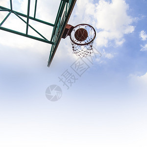 篮球场目标底部视图图片
