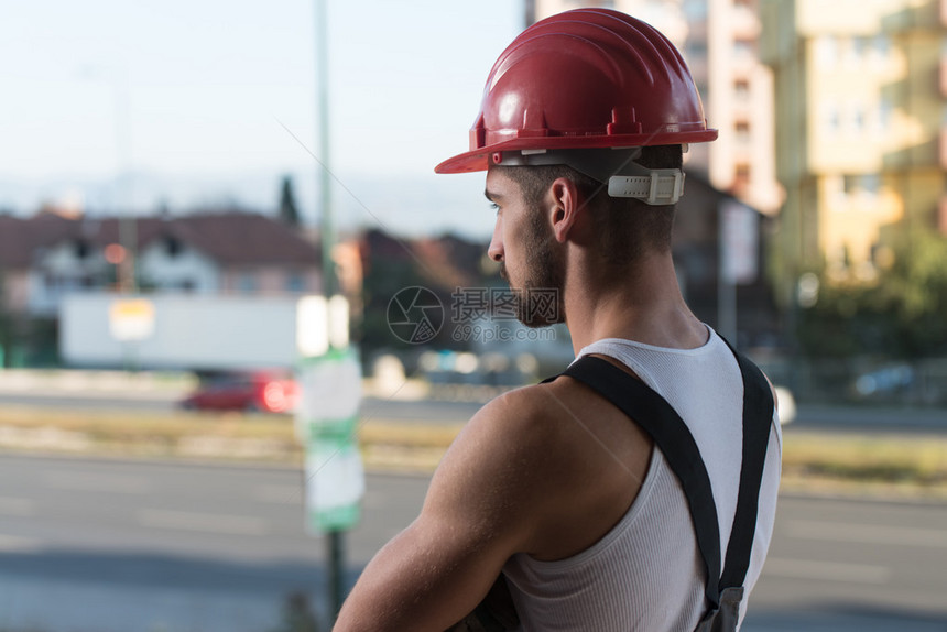 英俊男建筑工程师与图片