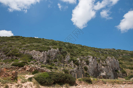 位于葡萄牙美丽的阿尔加维地区的富尔纳斯偏图片