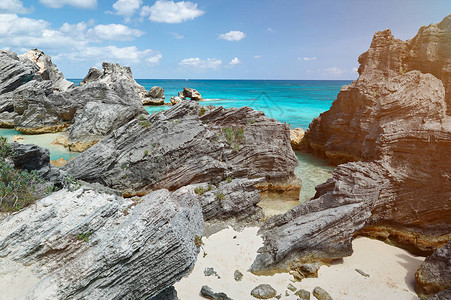 百慕大岛洛基湾亚特兰尼海图片
