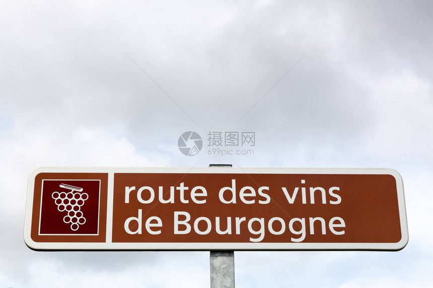 法国Bourgogne路葡萄图片