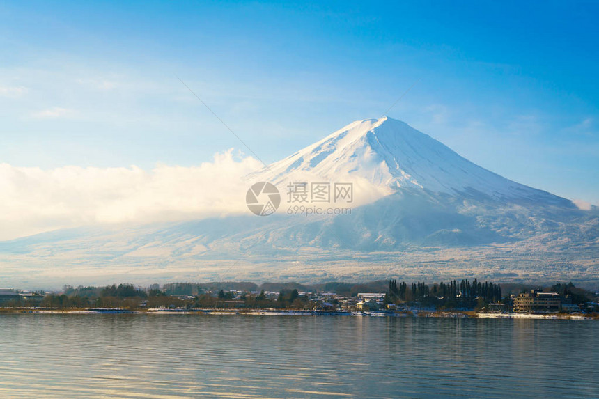 日本富士山和河口湖图片