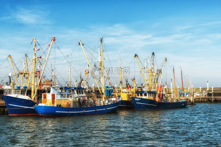 荷兰DenOever荷兰港拥有现代捕图片