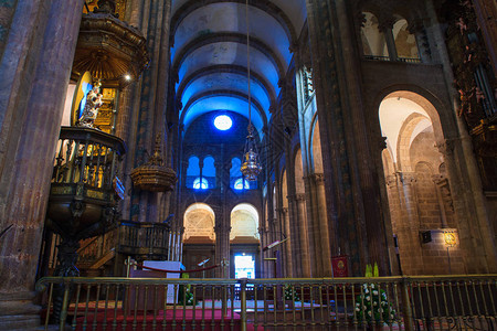 西班牙圣地亚哥德孔波斯特拉大教堂图片