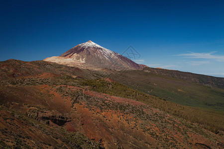 泰德火山美丽的风景图片