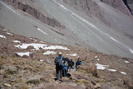 智利圣地亚哥的登山图片