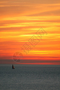 意大利厄尔巴岛前夕阳图片