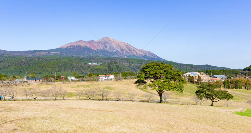 雾岛山与日本风景图片