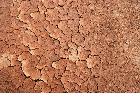 干燥土壤破裂的地球纹理图片