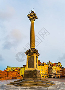 Zygmunta位于波兰华沙城堡广场图片