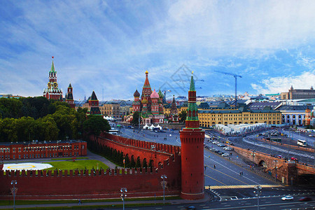 从莫斯科大楼拍摄的照片图片