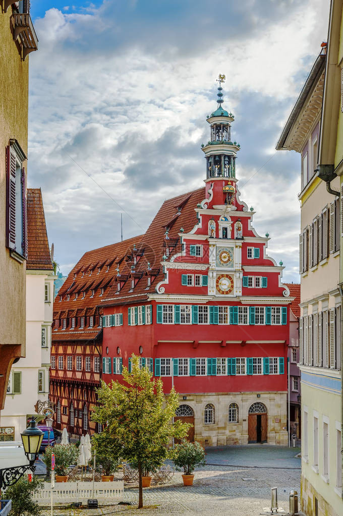 老市政厅是德国内卡河畔埃斯林根图片