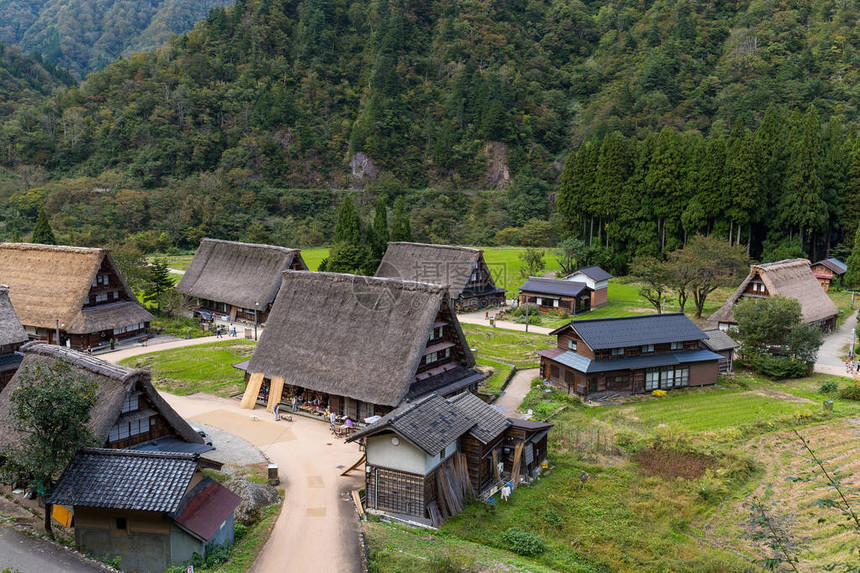 日本传统村Shira图片