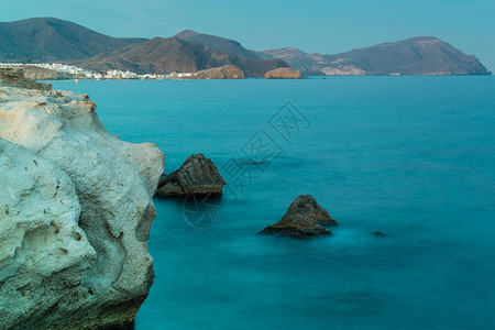 Escullos海岸的景观图片
