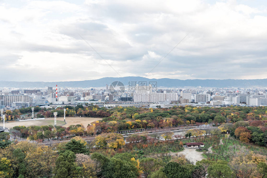 日本关西大阪市秋图片