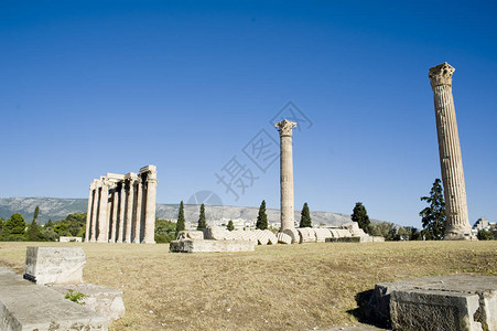 希腊雅典城蒙纳斯提拉奇高清图片