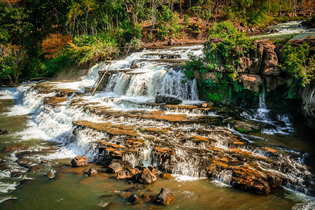 老挝博拉文高原上美丽图片