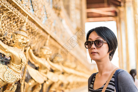 亚洲曼谷大宫著名庙宇的亚洲图片