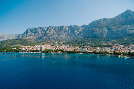 克罗地亚Makarska海岸城市图片