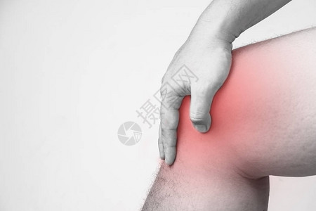 膝盖疼痛关节疼痛医生膝上突图片