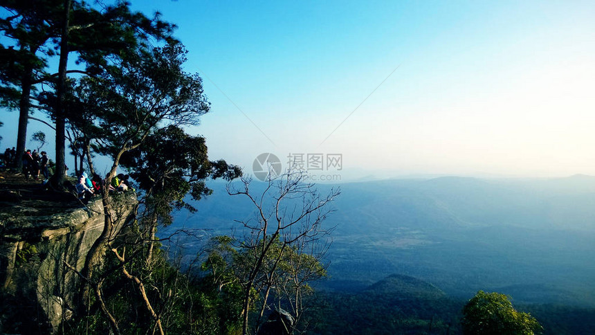 普克拉东山悬崖的景色图片