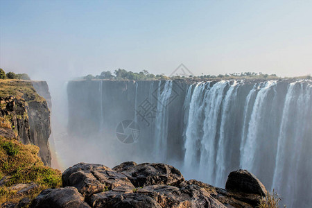 非洲津巴布韦维多利亚瀑布市的图片