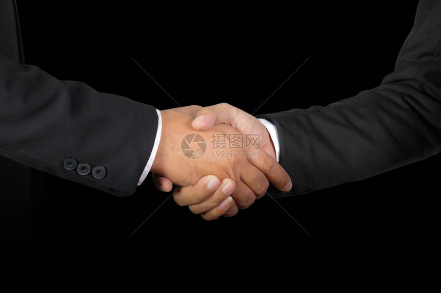商人握手成功的商人握手在图片
