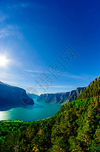 Aurlandsfjord挪威Naeroyfjor图片