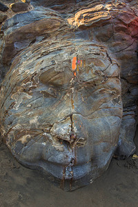 印度北果阿州小瓦加多海滩的Shiva图片