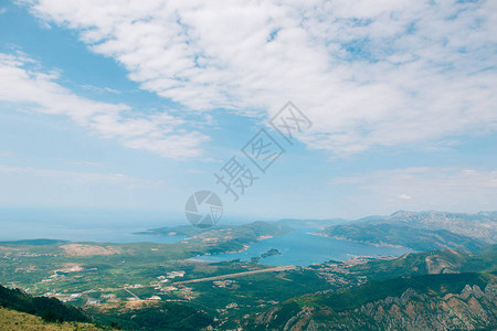 LovcenTivat山Tivat机场卢斯蒂卡半岛黑图片
