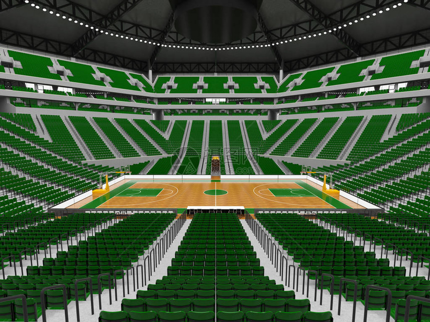 3D为20000名球迷提供优美的篮球体育场大灯贵宾图片