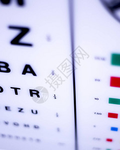 配镜师眼科和验光视力测试图图片