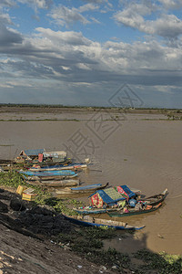柬埔寨TonleSap湖附高清图片