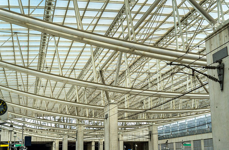 巴黎附近法国主要机场的主要火车站CharlesdeDaulle图片